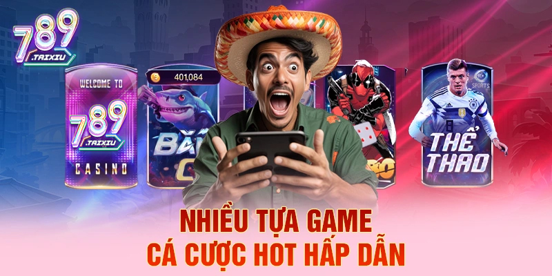 Kho game cá cược đa dạng tại 68win
